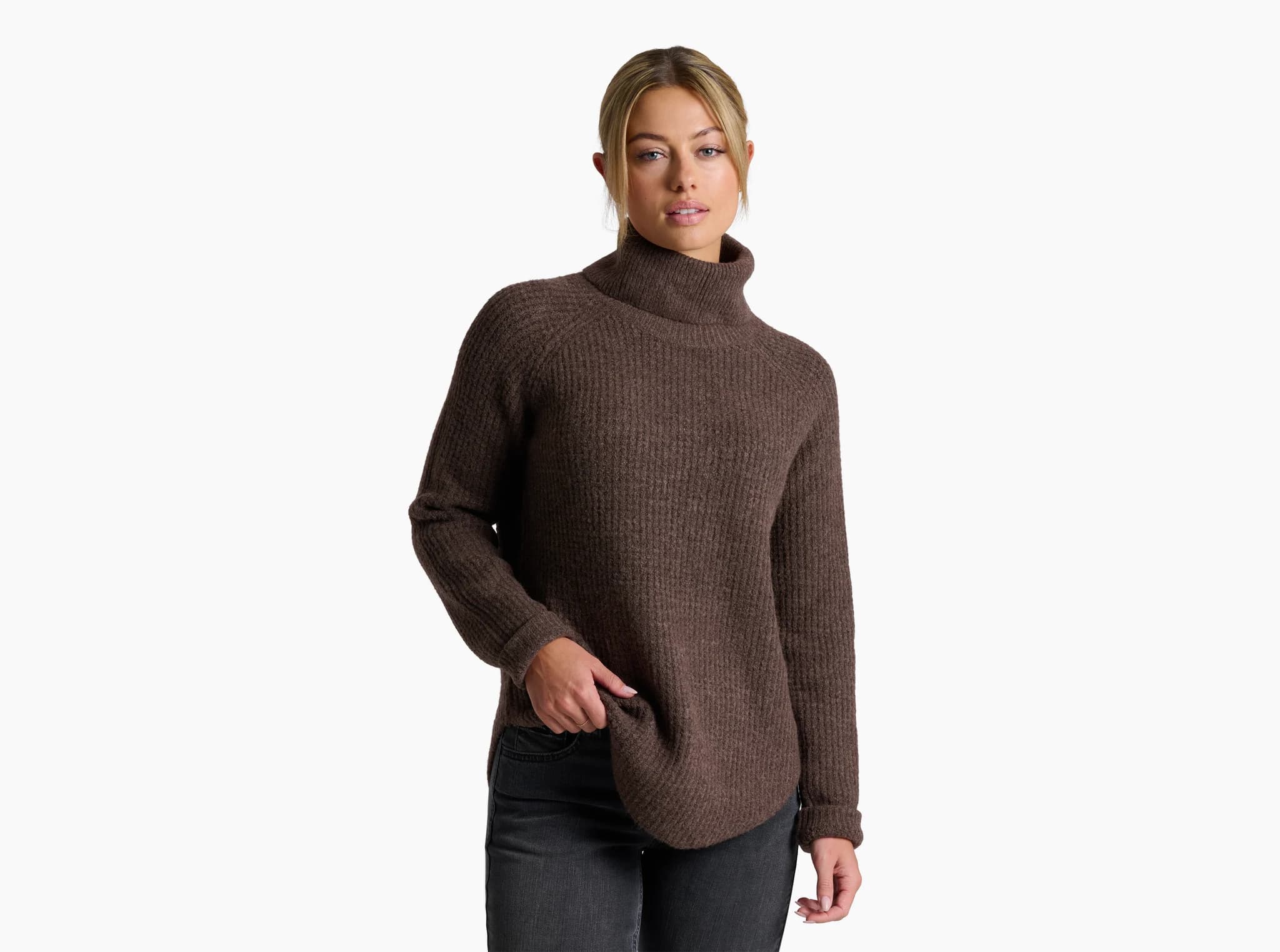 Kuhl Women's Sienna Sweater in Coffee